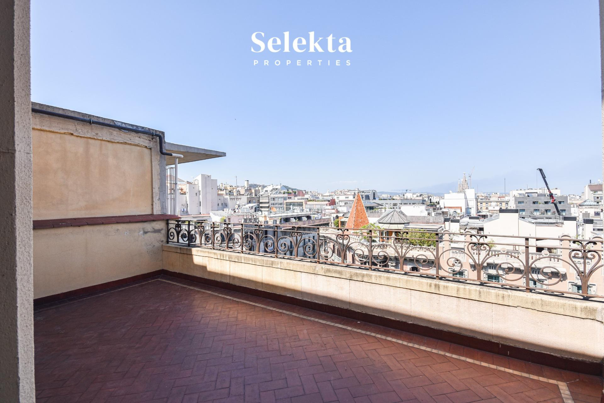Exclusivo ático a reformar en Rambla Catalunya con terraza y - foto 3