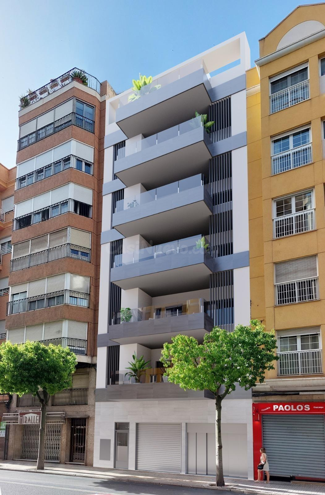 OBRA NUEVA EN CALLE VICENTE BLASCO IBAÑEZ, ELCHE