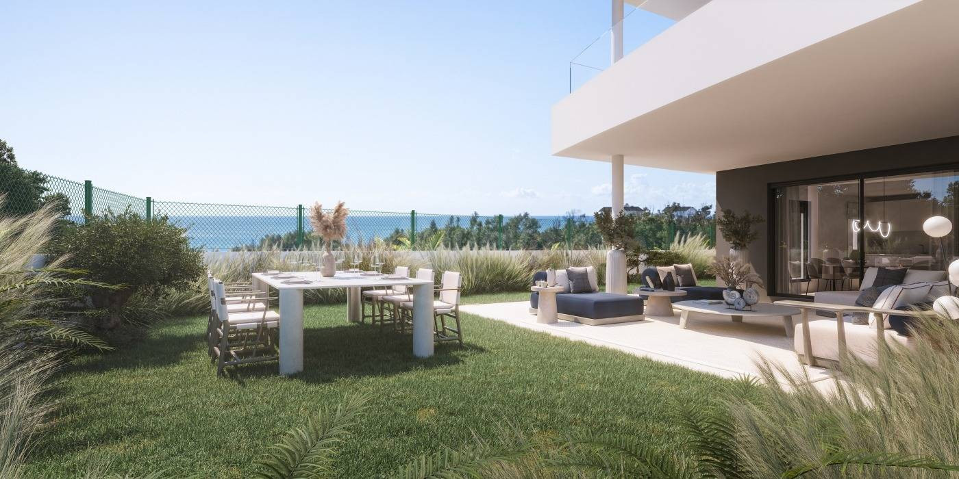 Exclusivo apartamento en planta baja en venta en La Gaspara, Estepona