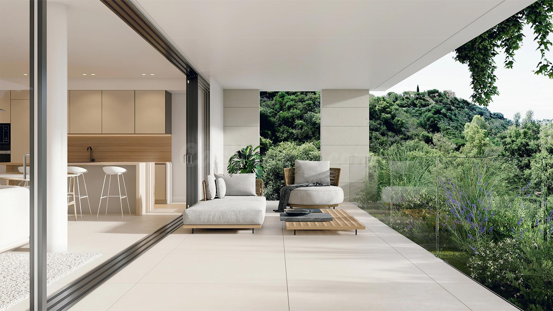 Ático de lujo con piscina privada en solárium en venta en Elviria-Cabopino, Marbella
