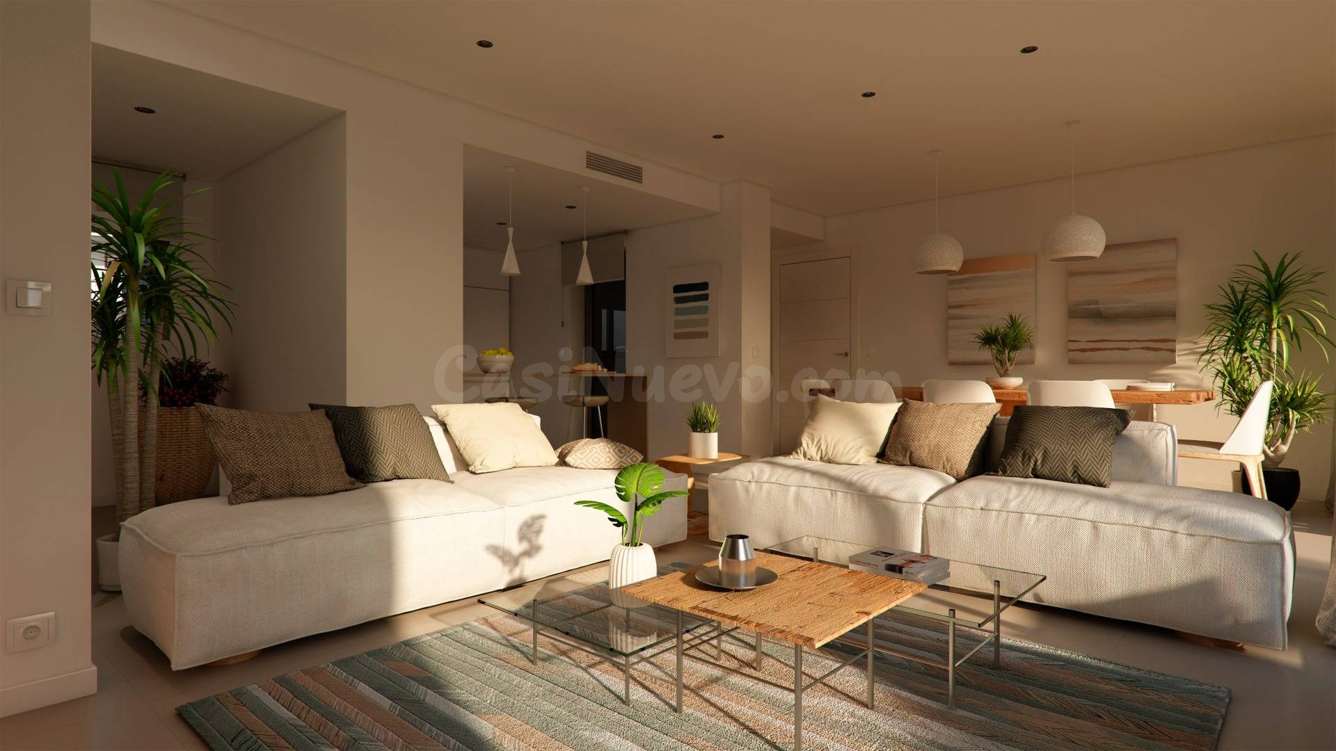 Exclusiva vivienda con dos terrazas y jardín privado en Bahía de Casares. Málaga