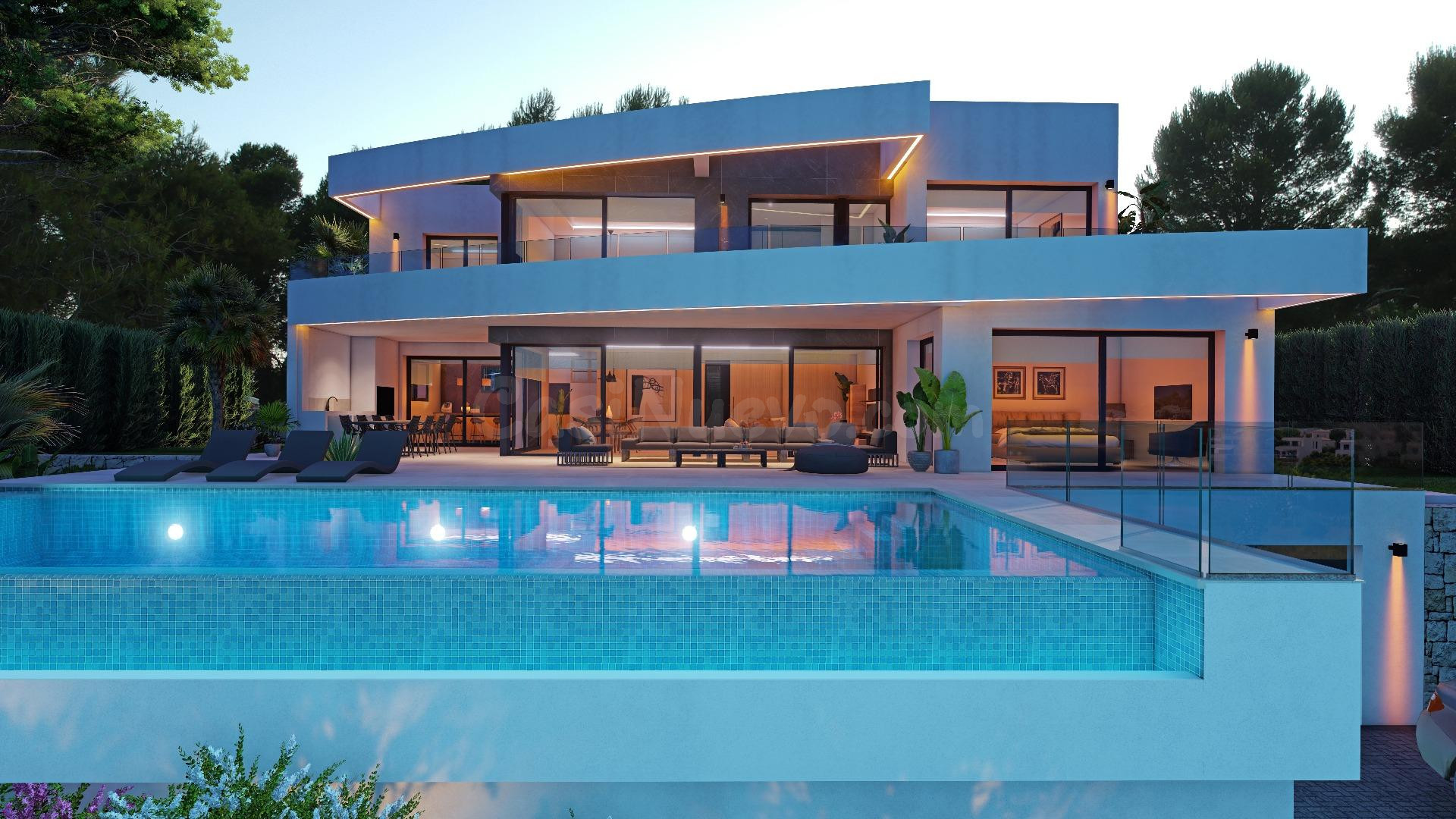 Villa lujosa vista al mar Moraira