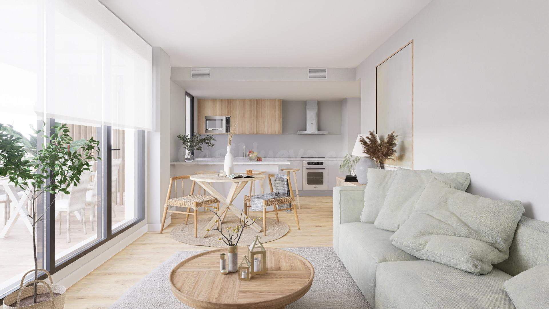APARTAMENTOS BAJO LUJOSOS con jardín  a 2 cuadras del mar