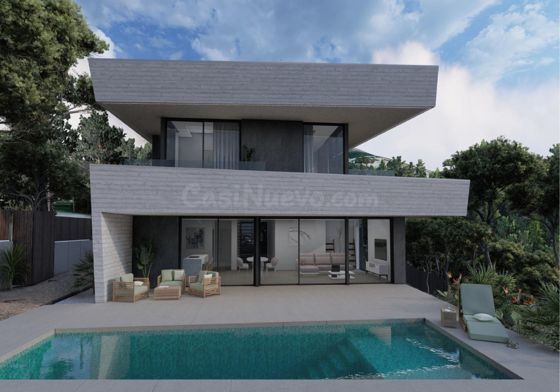 Exclusiva Villa contemporánea con vistas abiertas en Altea