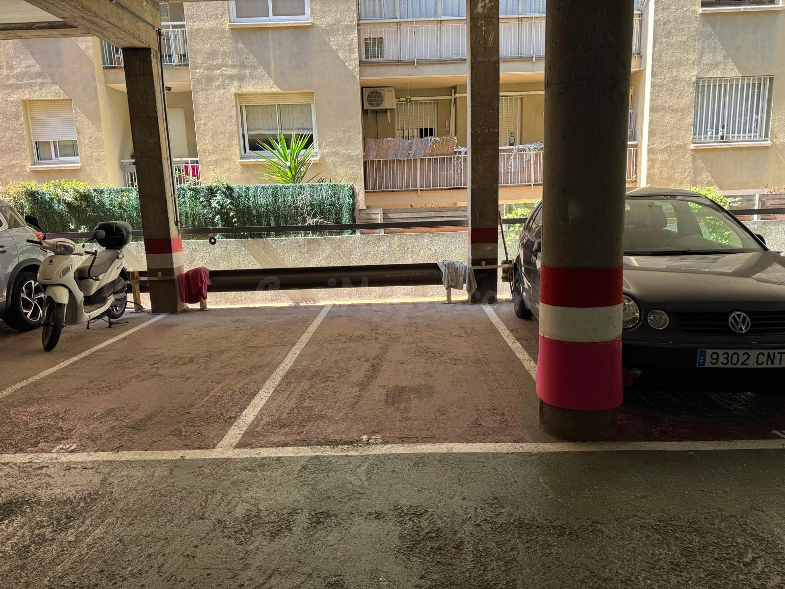 Plaza de parking de coche