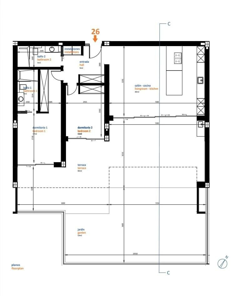 Piso 2 habitaciones 144m² en venta - Arroyo Enmedio
