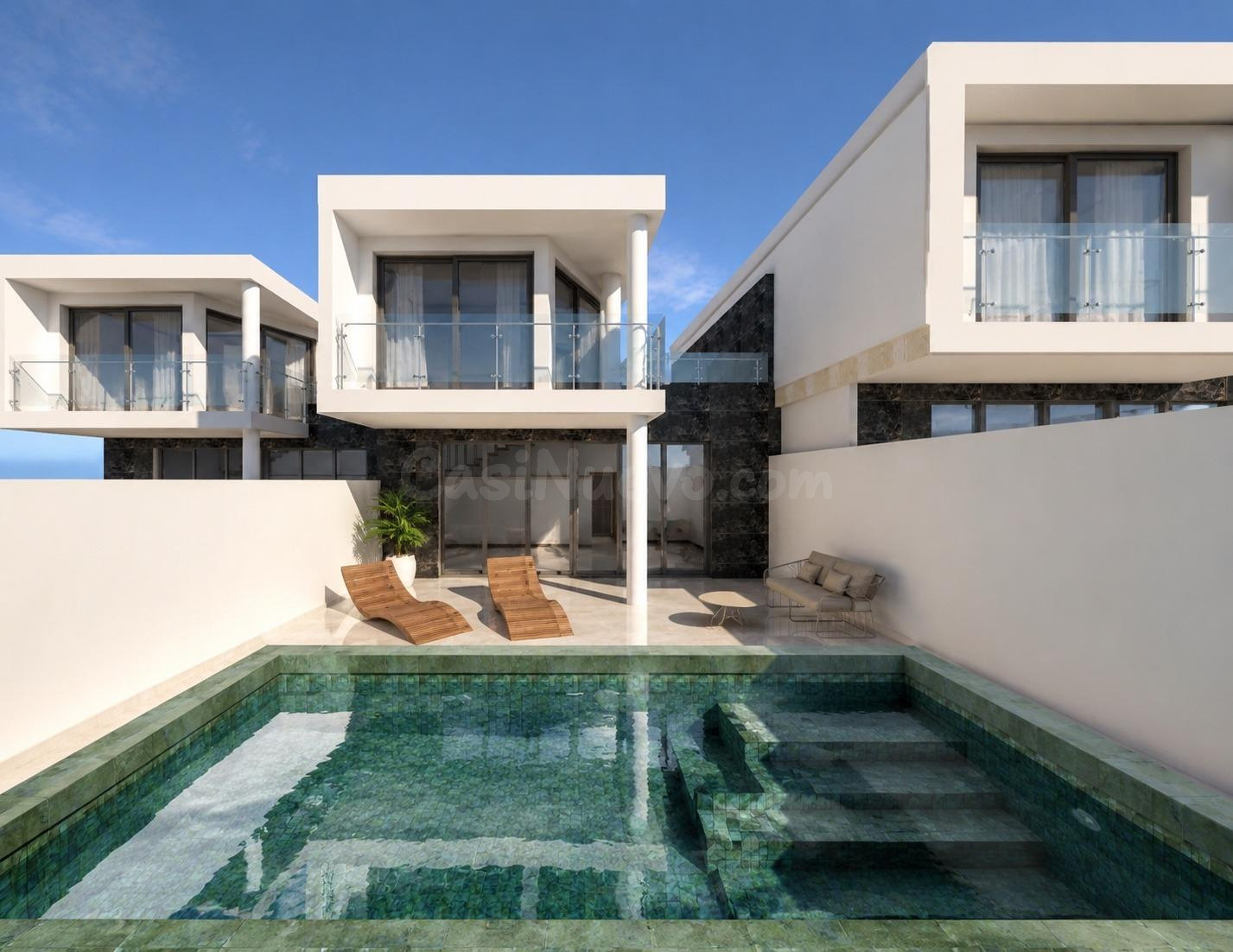 Villa de obra nueva con piscina privada en La Oliva, Fuerteventura — Kenthia Luxury Villas