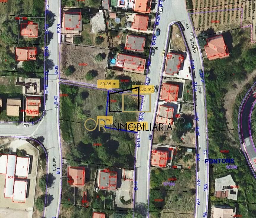 Terreno urbano de 583m2 en Pontons - foto 3