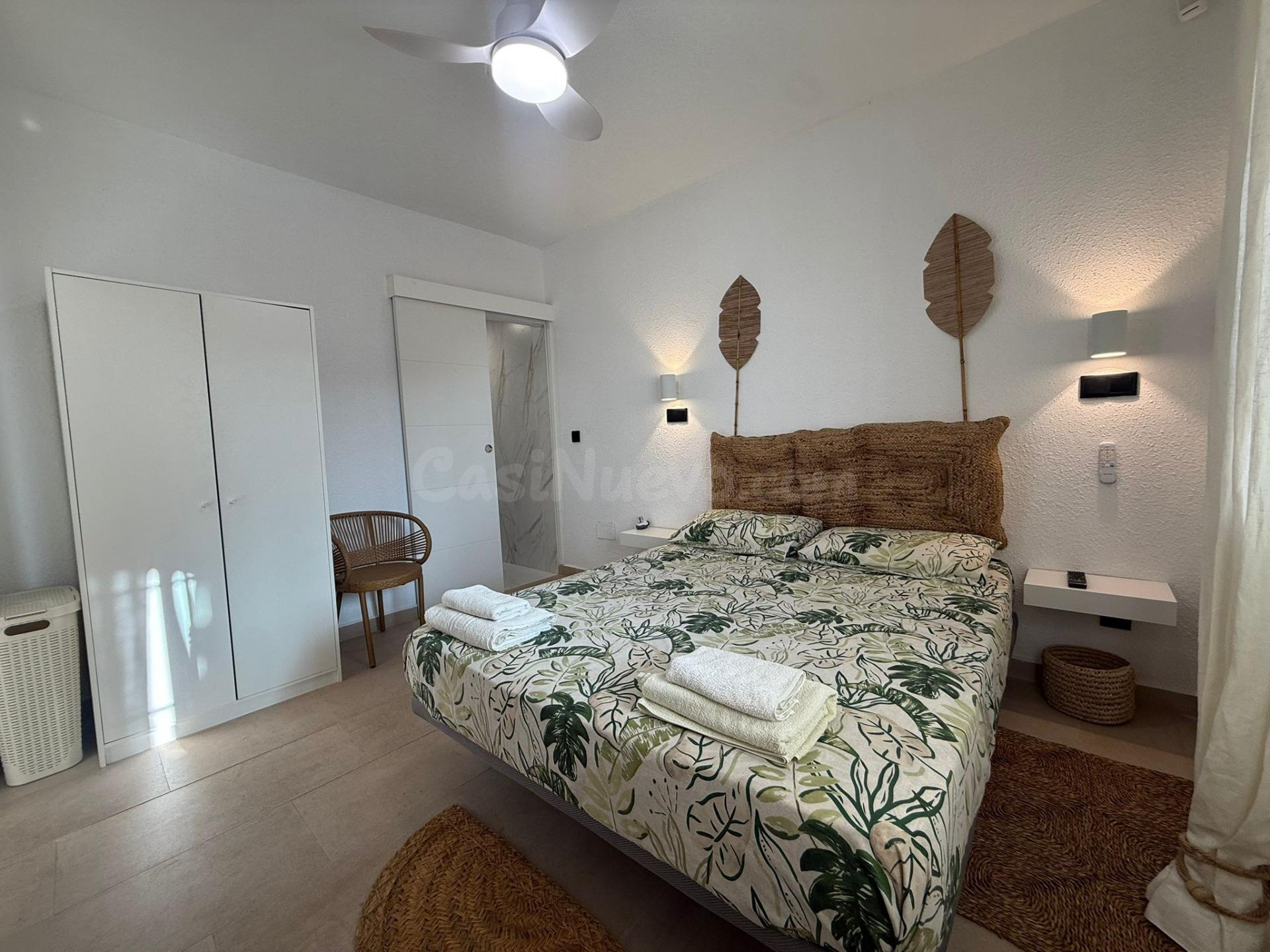 OPORTUNIDAD ! REFORMADO RESIDENCIAL KEEPER -  LOS FRUTALES : BUNGALOW BAJO 2 HAB, 2 BAÑOS, PISCINA COMUNITARIA,SOLEADO.