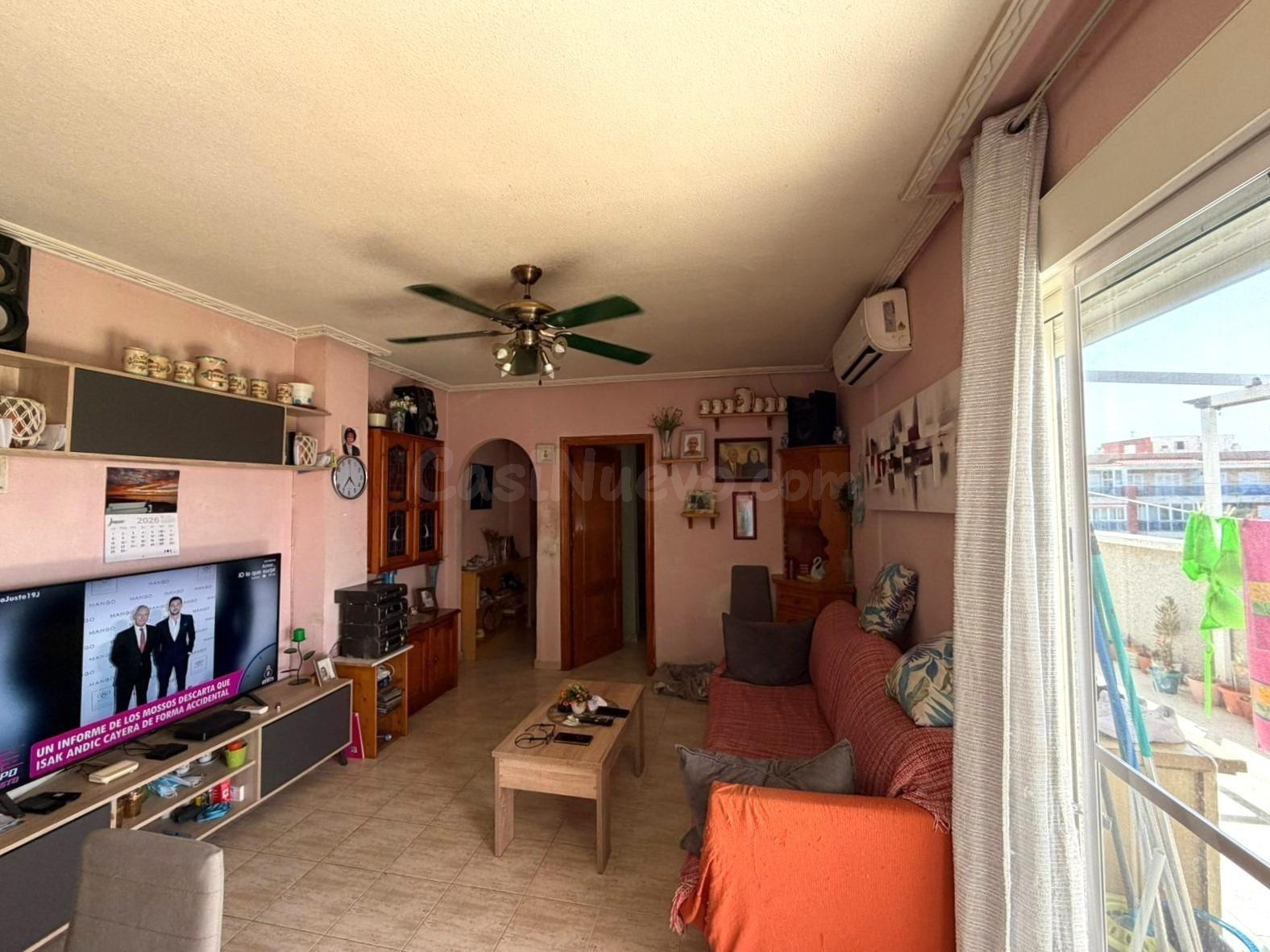 GRAN APARTAMENTO EN TORREVIEJA: 3 HAB, 1 BAÑO