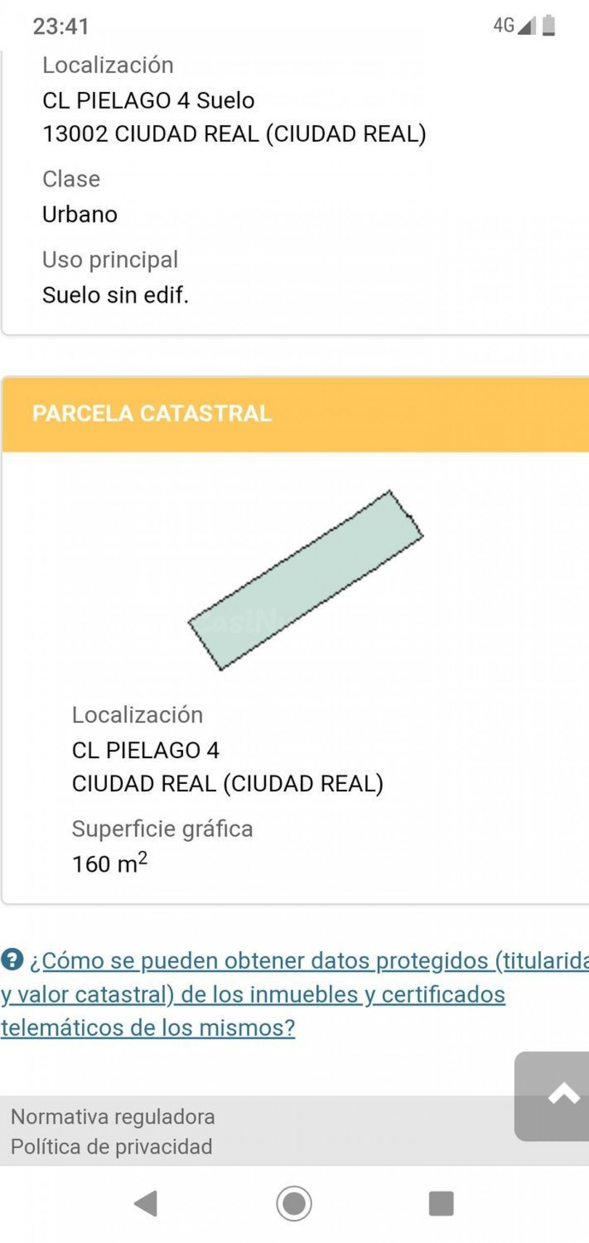 Terreno en venta en calle de Piélago, 4