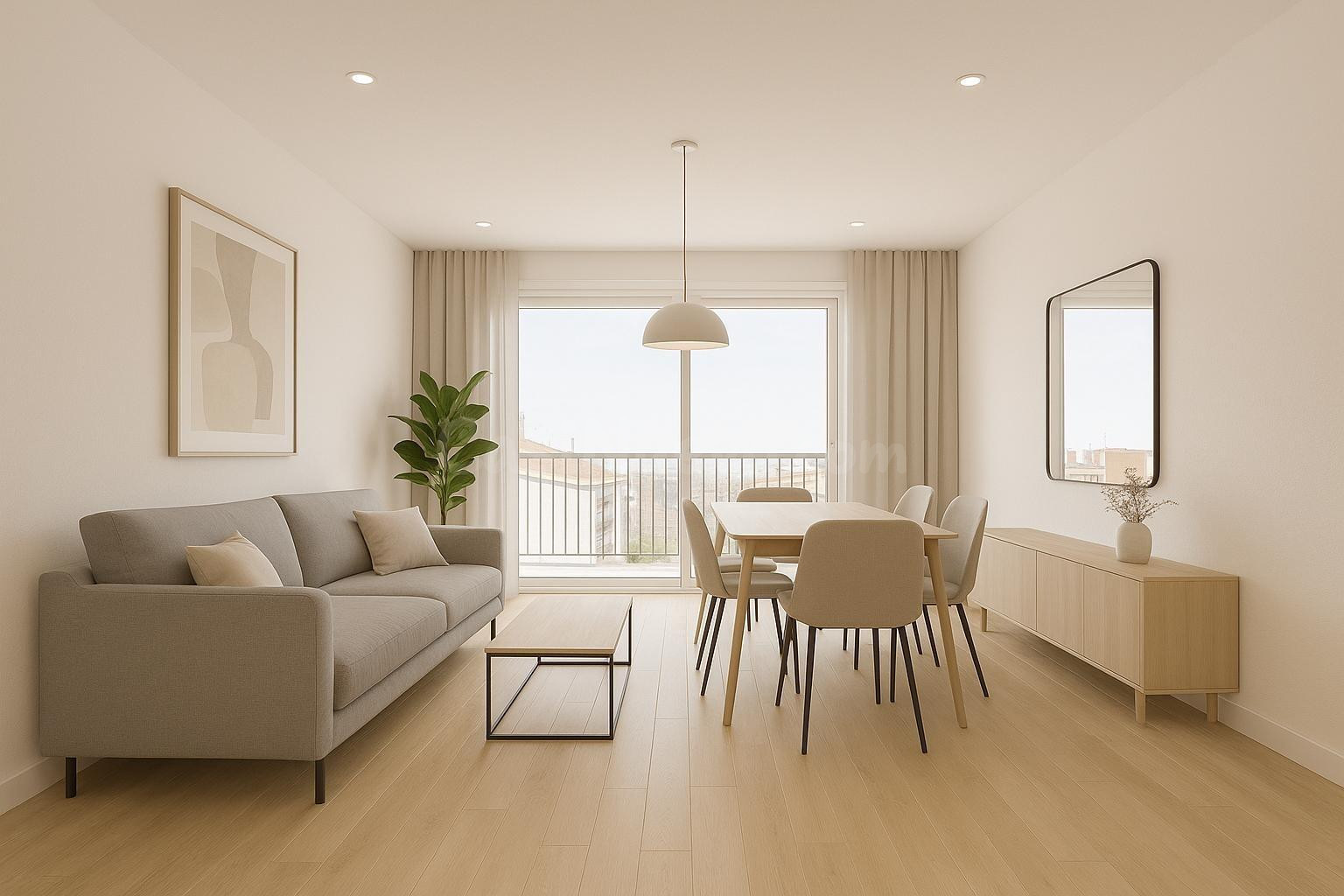ALTO piso amplio con terraza, vistas y alquiler garantizado – Eixample, Mataró