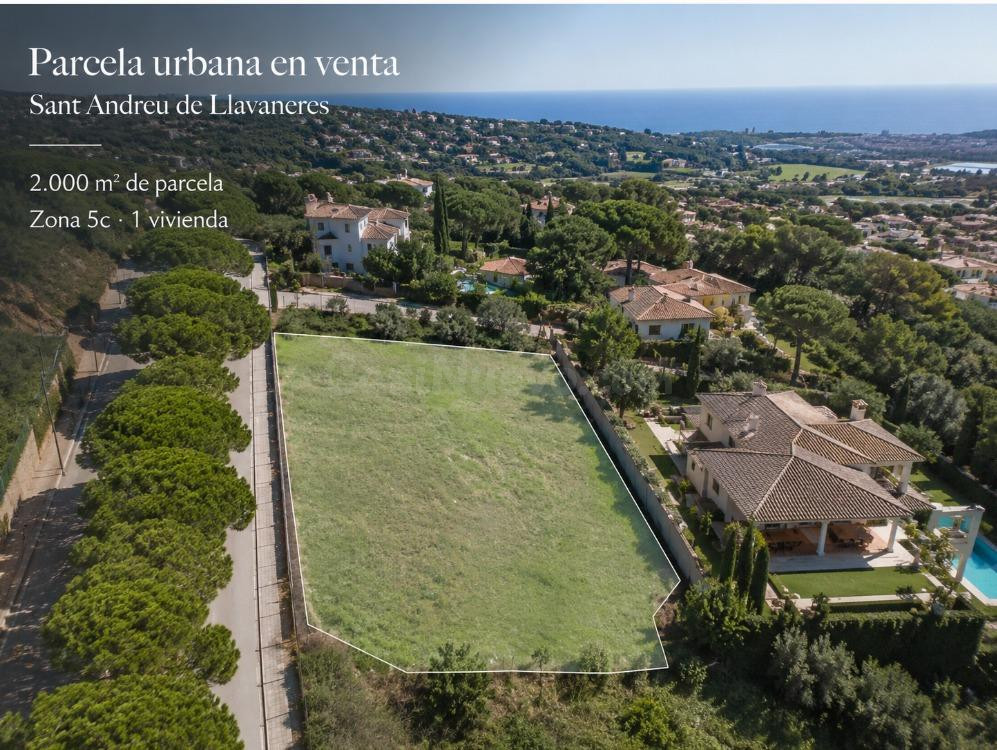 Parcela urbana de 2.000 m2 en venta en Sant Andreu de Llavan