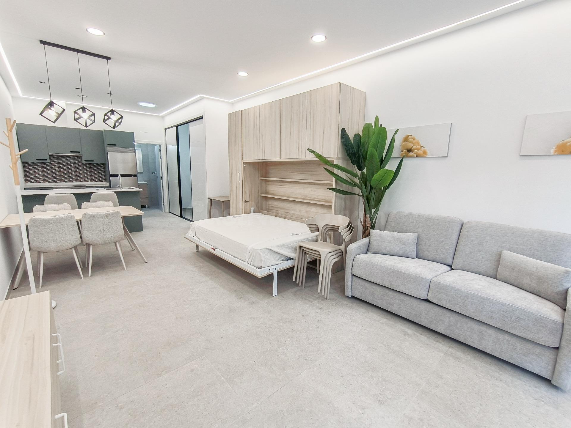 Pack de 5 estudios reformados en segunda línea de la Playa de Levante - www.inmobiliarialesdunes.com
