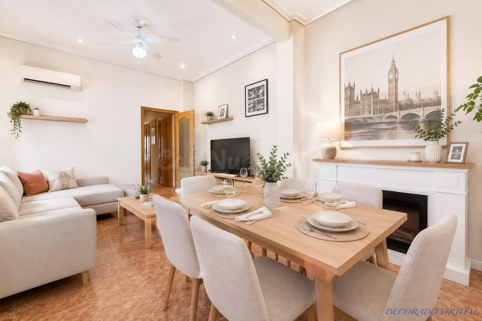 "Vivienda reformada con vistas privilegiadas".