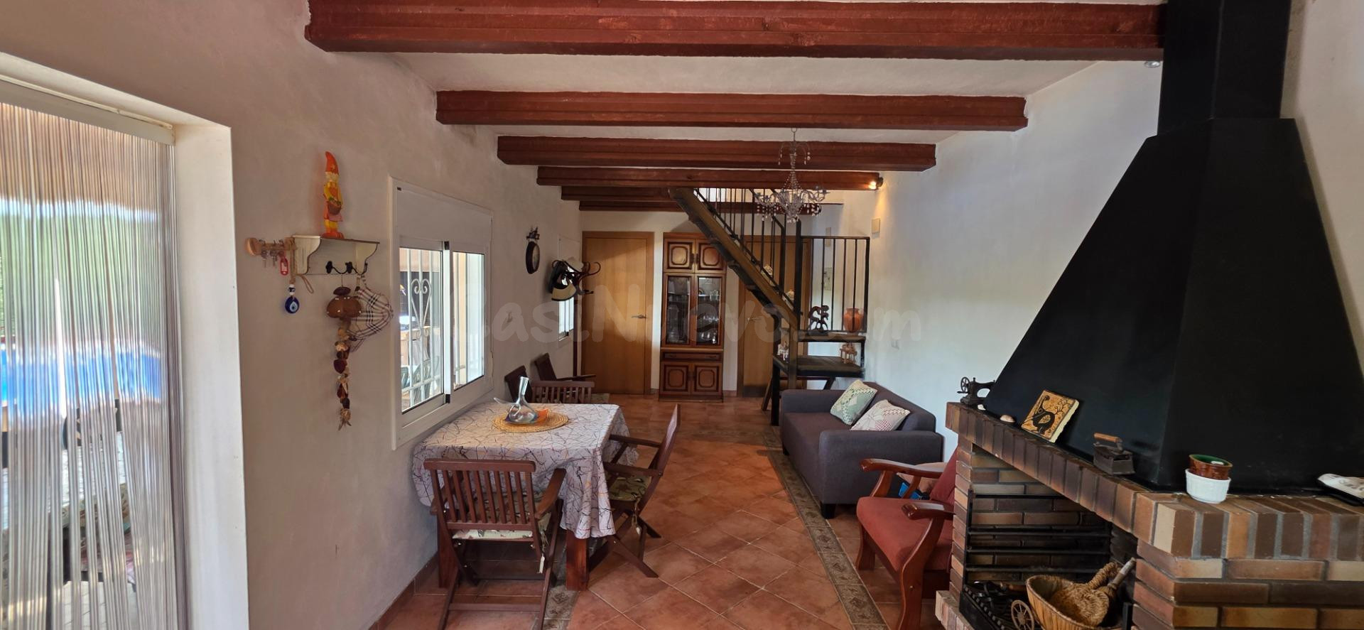 Auténtica finca rústica con gran casa de campo, piscina y má - foto 4