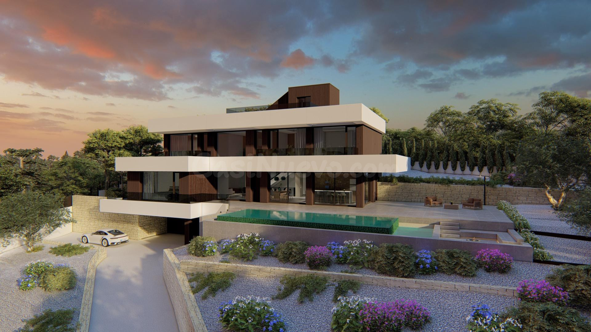 VILLA CAPELLA, EN ALTEA CON VISTAS AL MAR