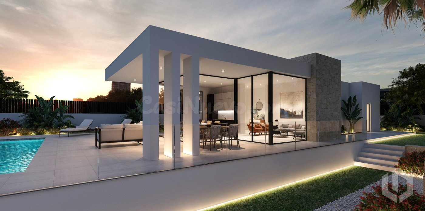 Moderna Villa de Nueva construcción