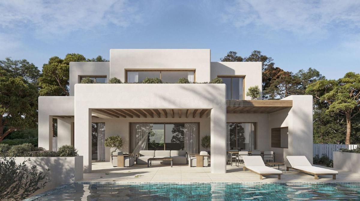 Moderna y exclusiva Villa Ibicenca en Benisa