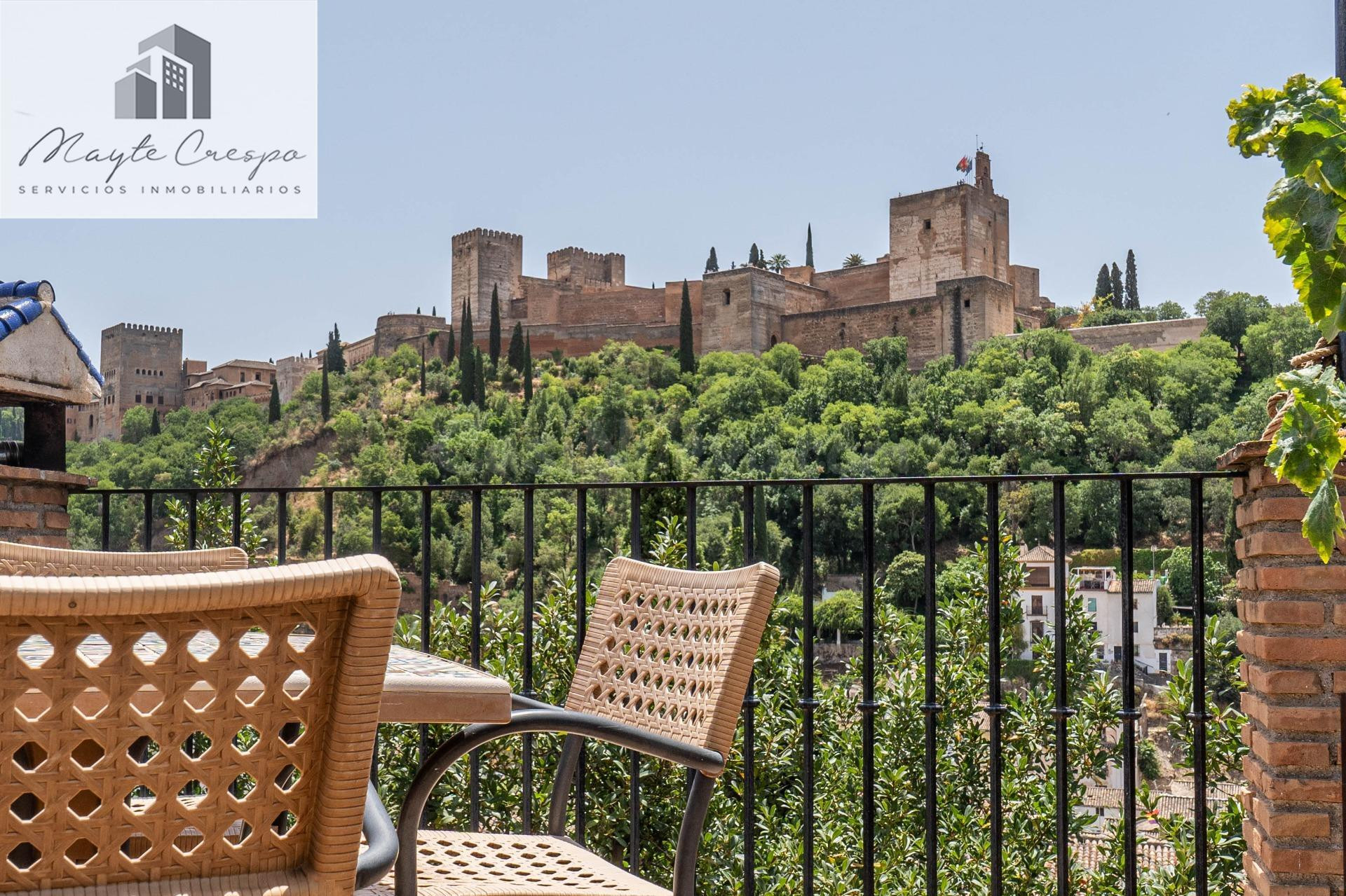 Dos maravillosas casas en el Albaicín con vistas panorámicas a la Alhambra
