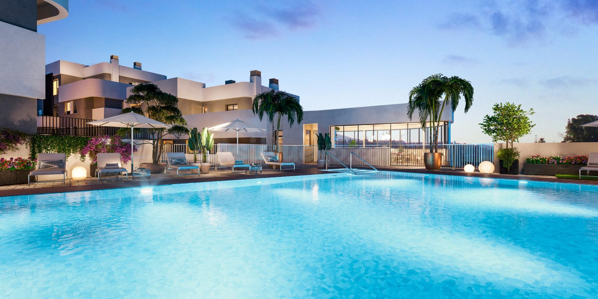 Apartamento planta primer de 2 dormitorios y 2 baños. Altos de Los Monteros, Marbella