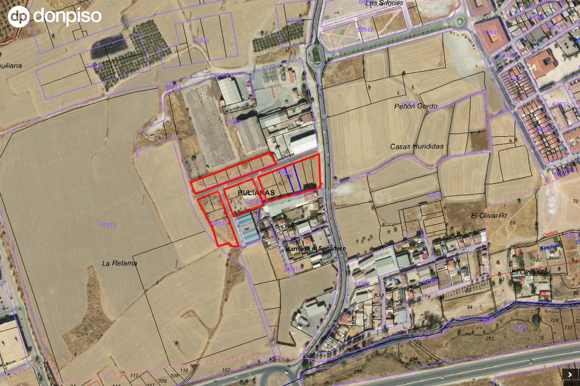 VENTA DE PARCELAS URBANAS EN LA UA-1  SECTOR A-C- D   EN PULIANAS DESDE 400M2 HASTA 716M2, PRECIO DESDE 98.899€