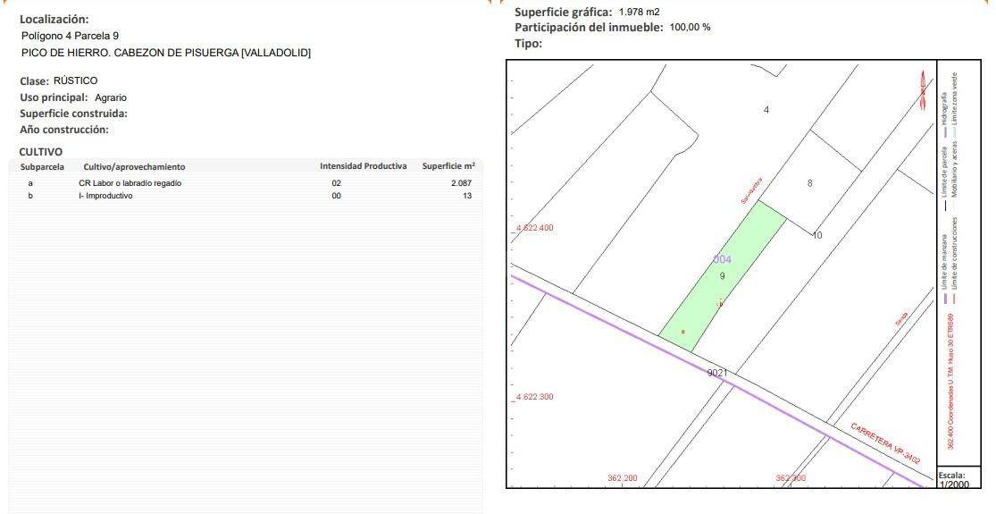 TERRENO EN VENTA EN CABEZON DE PISUERGA - foto 3