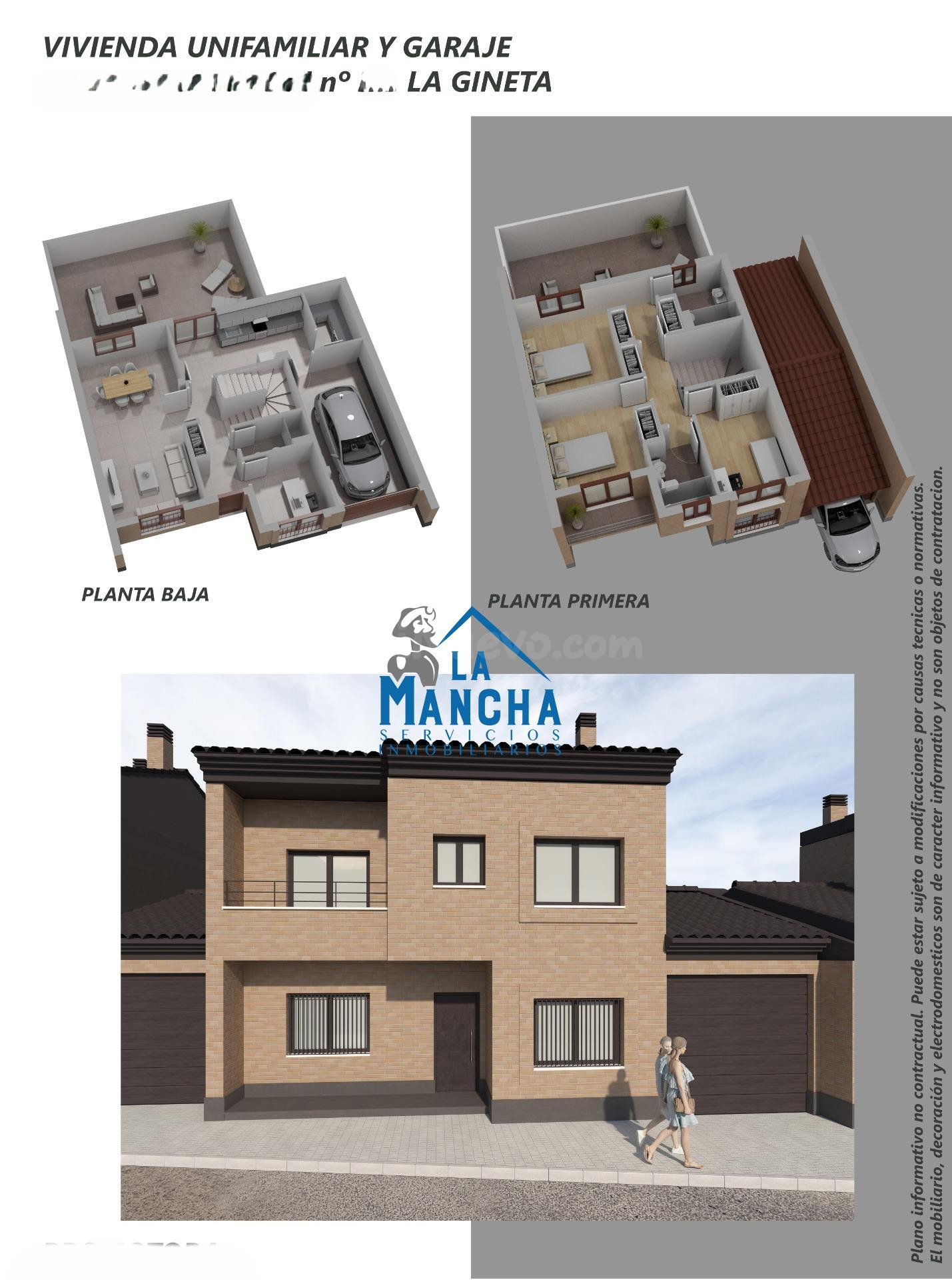 *260.000€* INMOBILIARIA LA MANCHA VENDE ADOSADO DE OBRA NUEV - foto 5