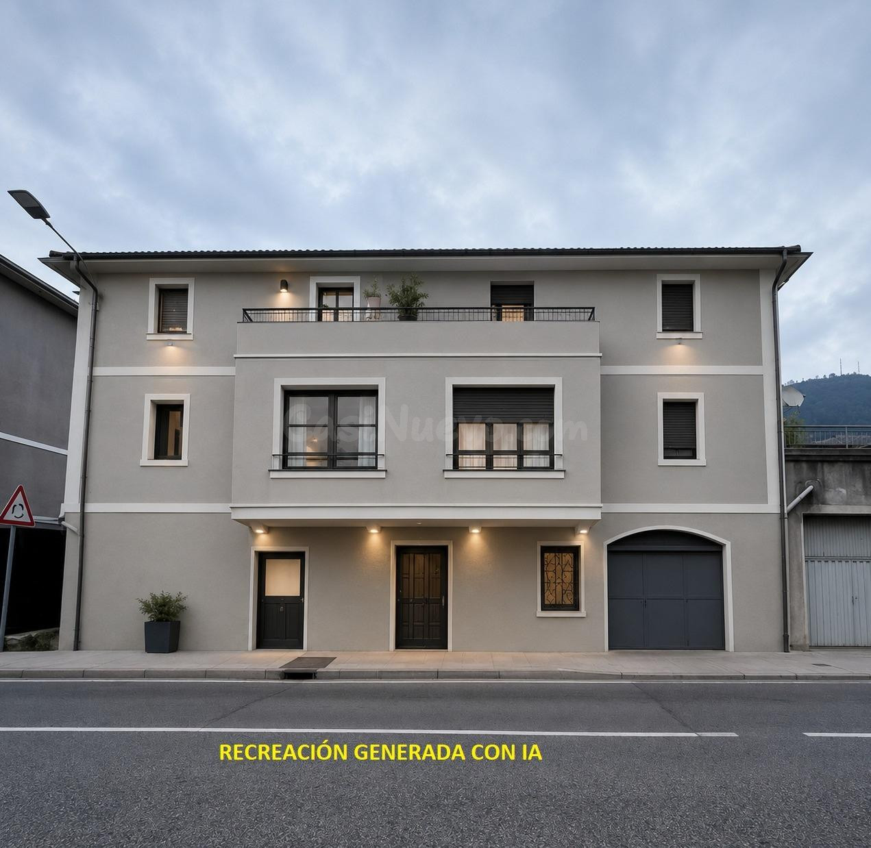 Vivienda independiente con jardín, situada en pleno centro de Lemoa - Vizcaya