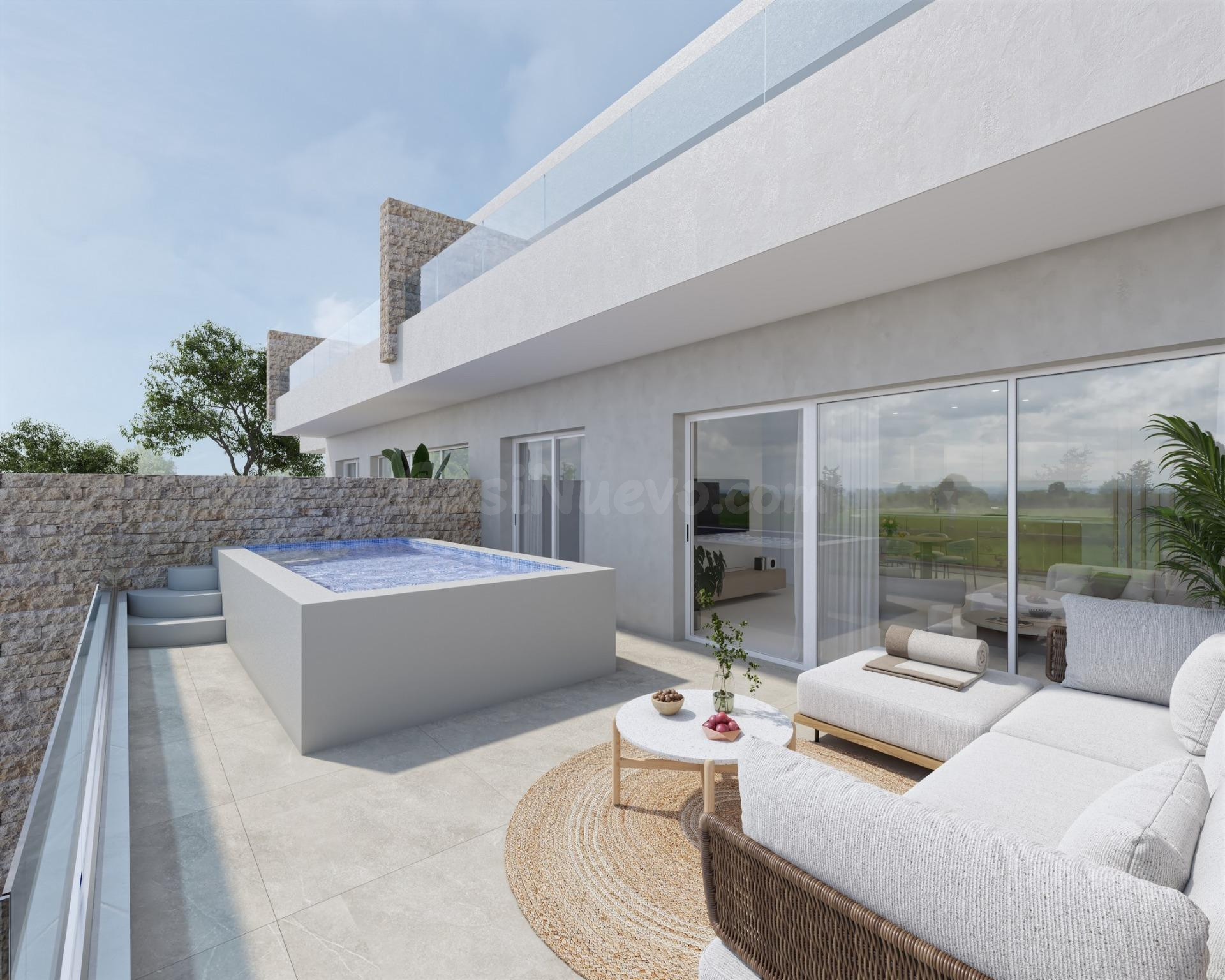 Viviendas de obra nueva en Pilar de la Horadada con piscina privada