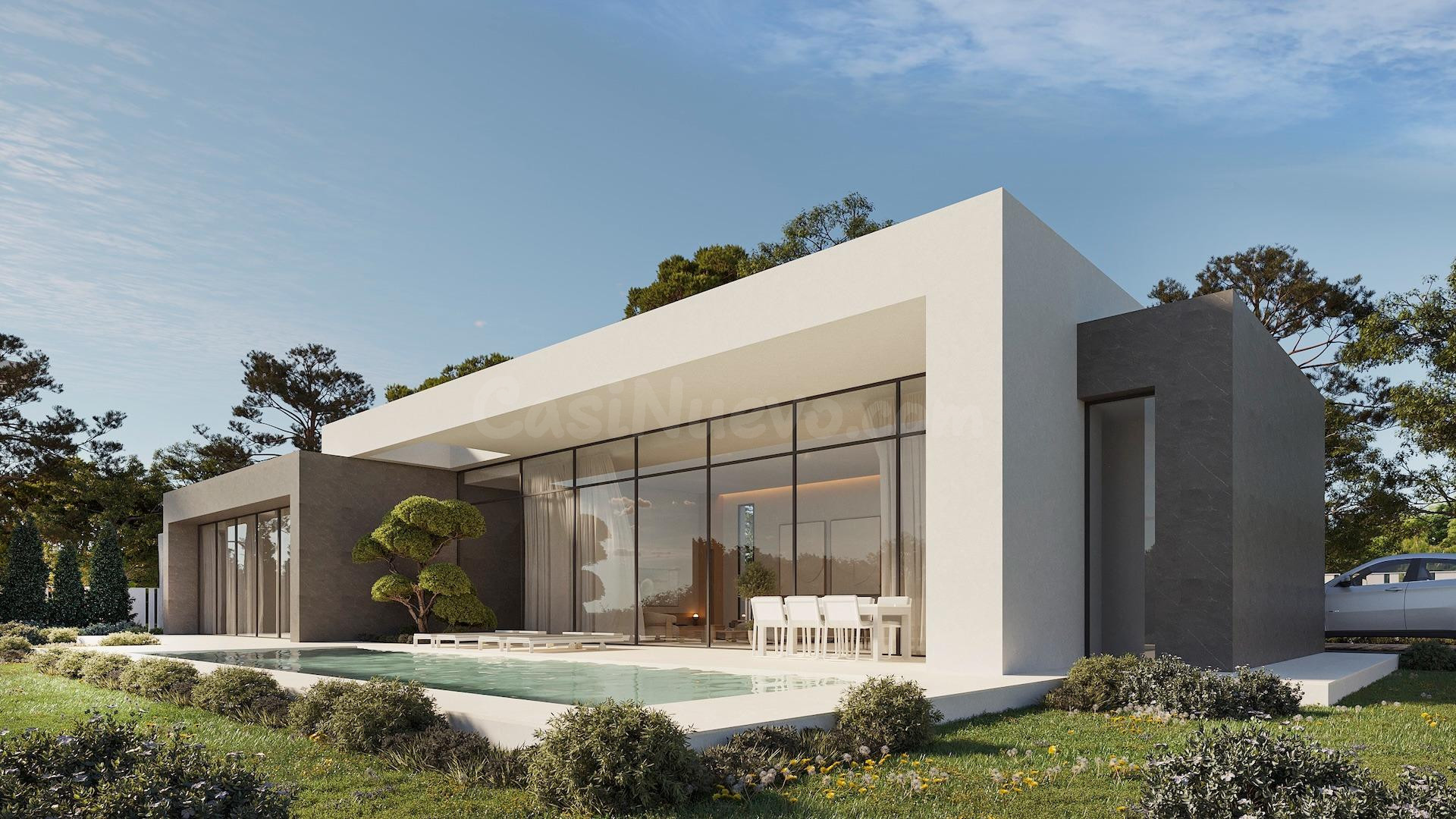 Villa de nueva construcción en venta en Calpe - Diseño moderno a solo 900 m de la playa