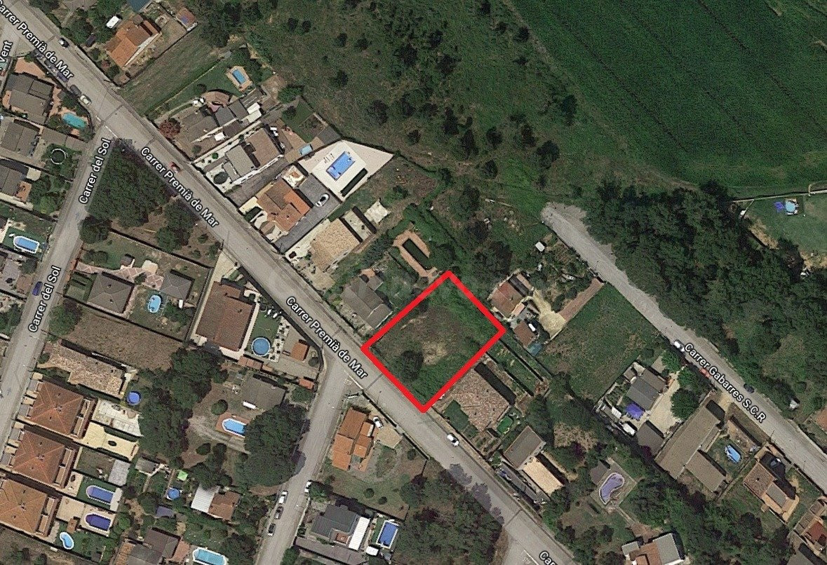 Parcela de terreno de 967 m2 en venta en Santa Coloma de Farners.