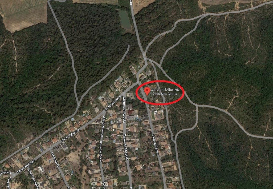 Parcela de terreno de 920 m2 en venta en Sils.