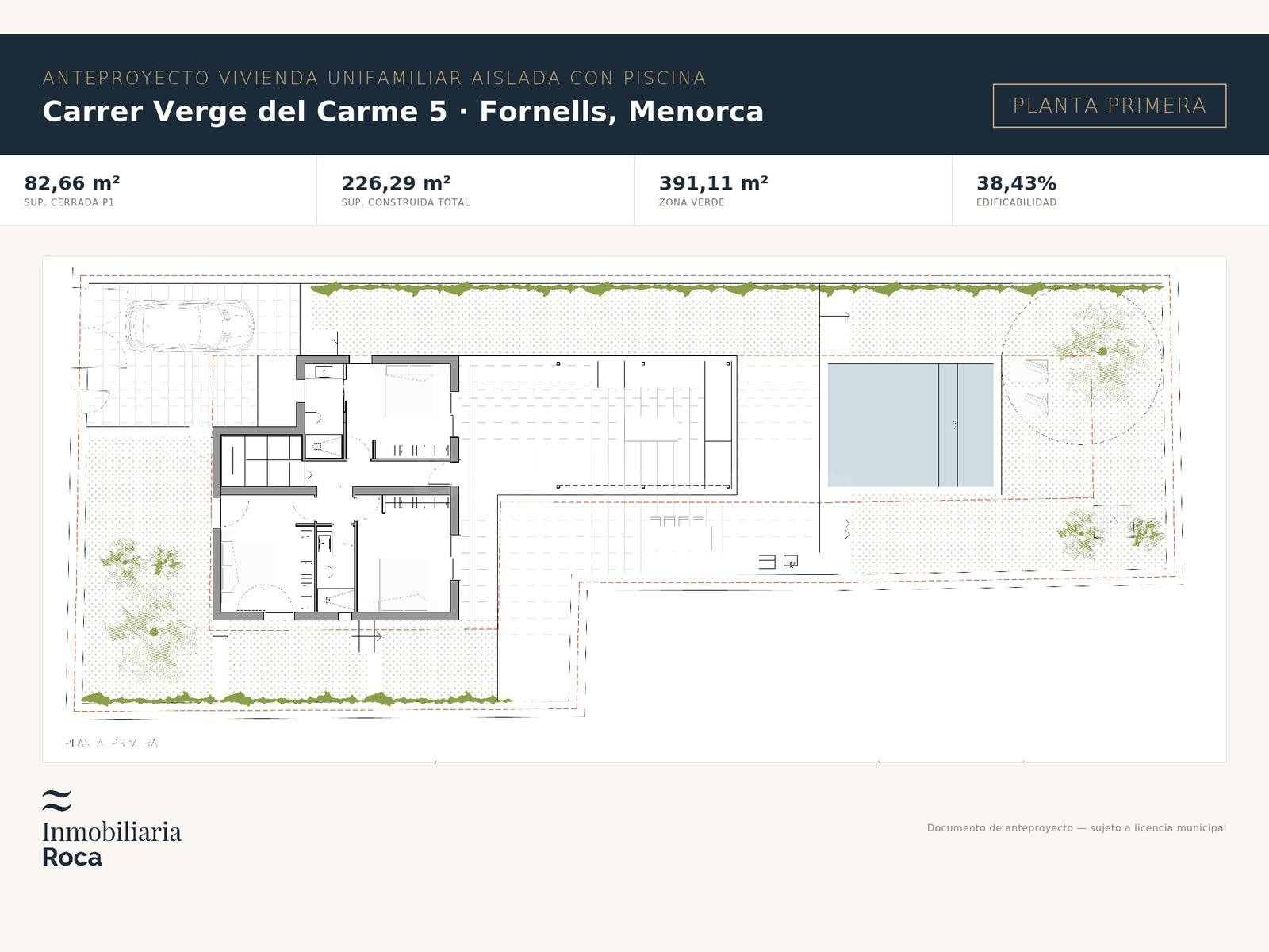 F254 - Nuevo proyecto casa unifamiliar en Fornells - foto 2