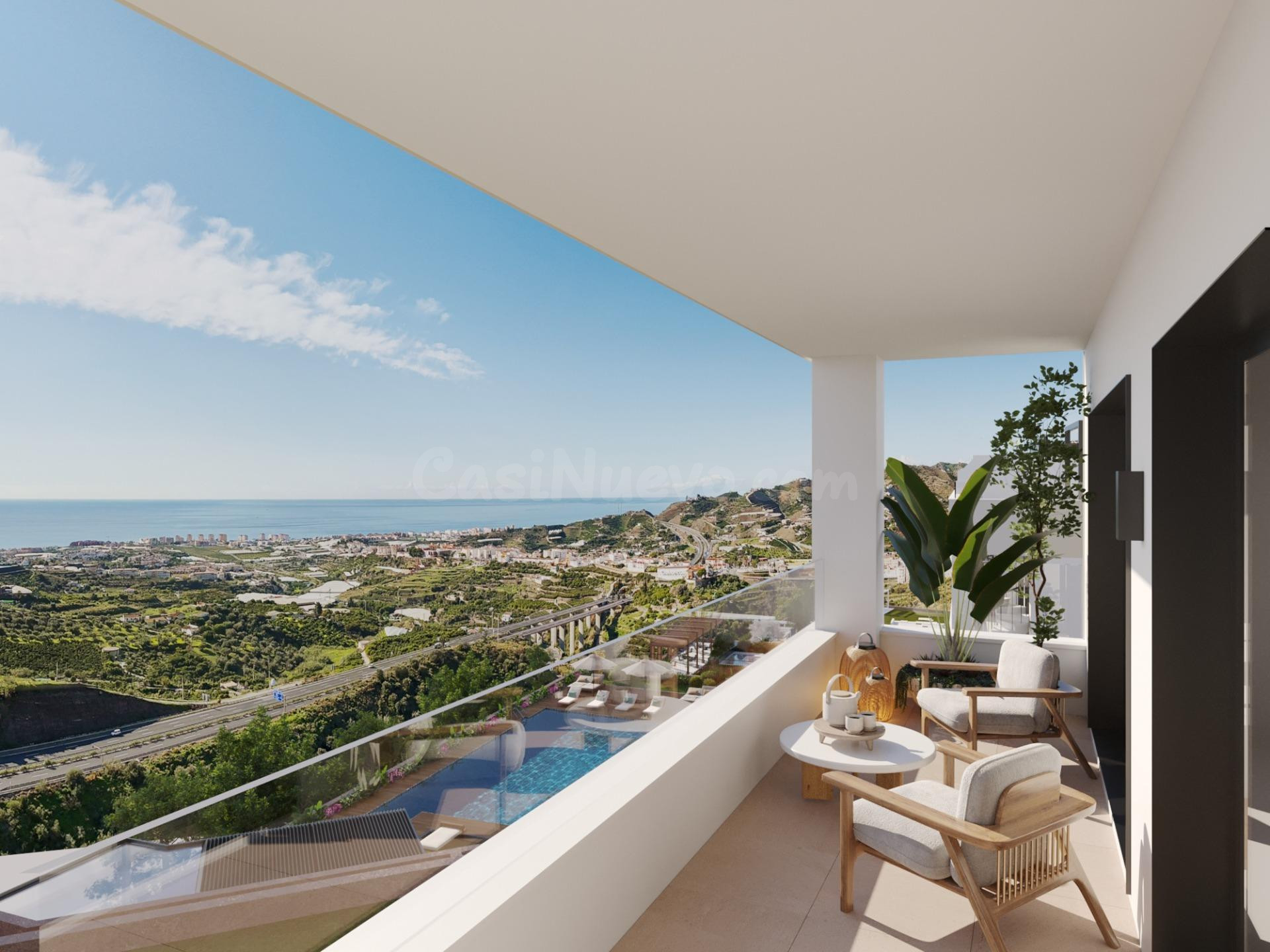 Apartamento de 2 dormitorios con vistas al mar - Puerto Narixa
