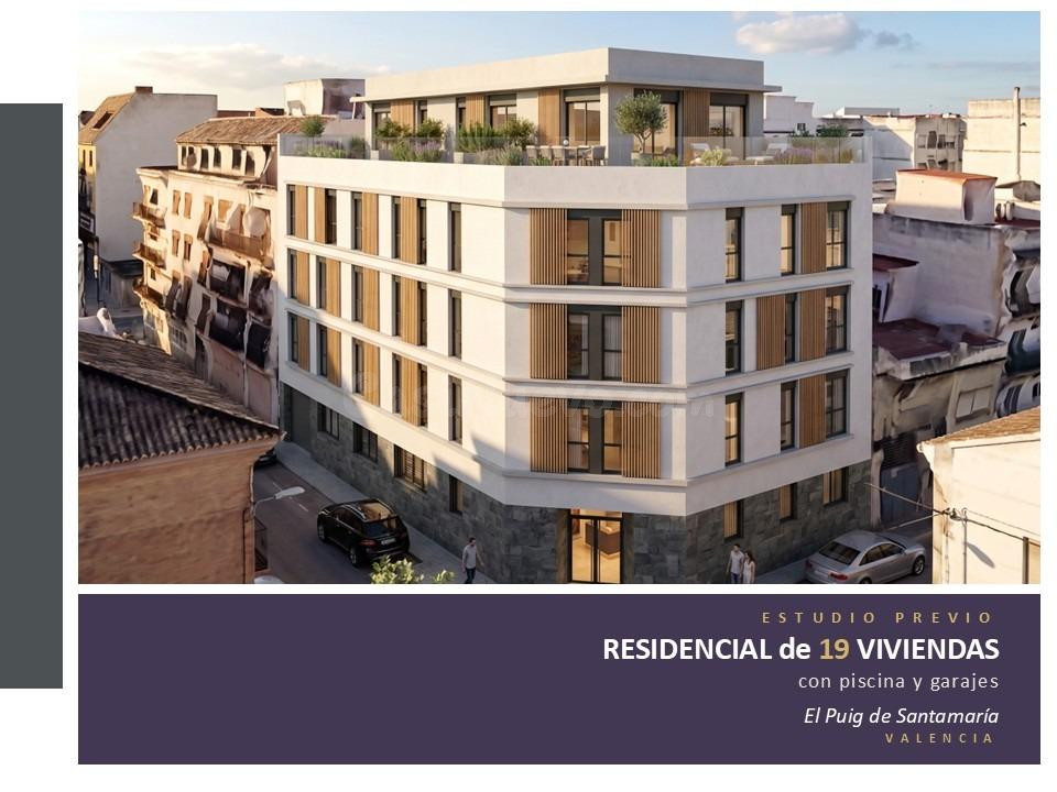 Solar para 19 viviendas con piscina en El Puig | 1.700 m2 ed - foto 2
