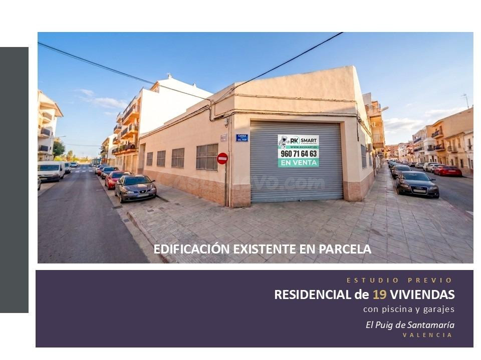 Solar para 19 viviendas con piscina en El Puig | 1.700 m2 ed - foto 3