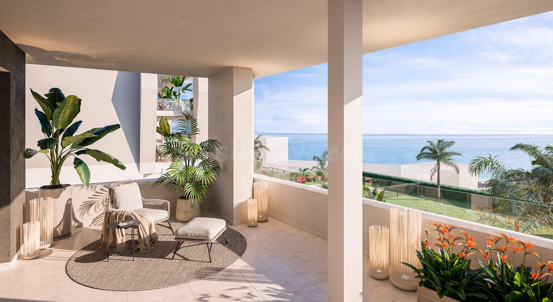 Espectacular apartamento a escasos 350 metros del mar Mediterráneo con un diseño vanguardista.