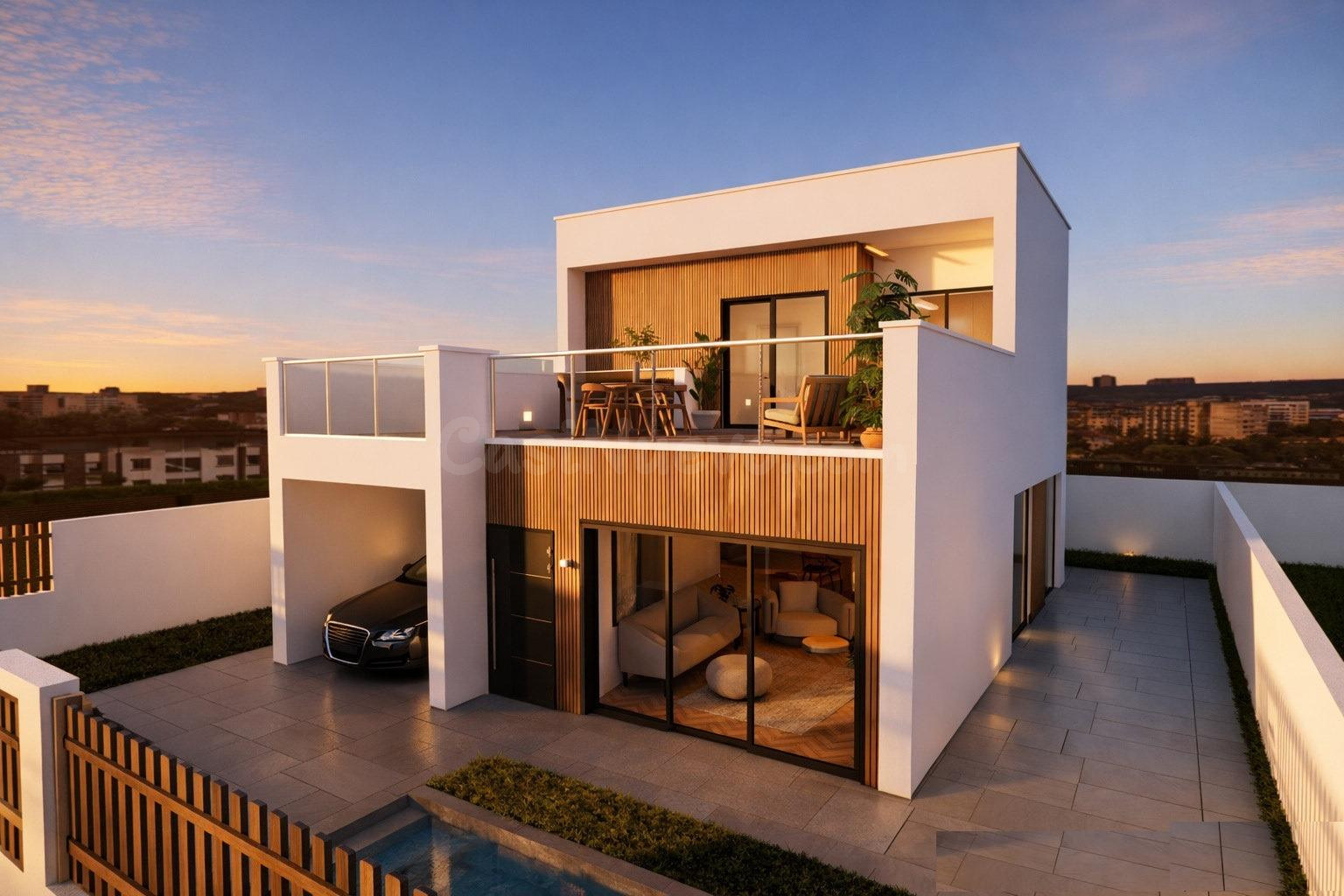 Moderna villa de nueva construcción en Los Alcázares, Murcia, cerca de la playa