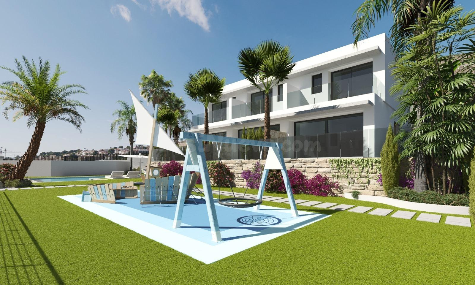 VILLAS EXCLUSIVAS EN SIERRA CORTINA - BENIDORM    vivienda  numero  3