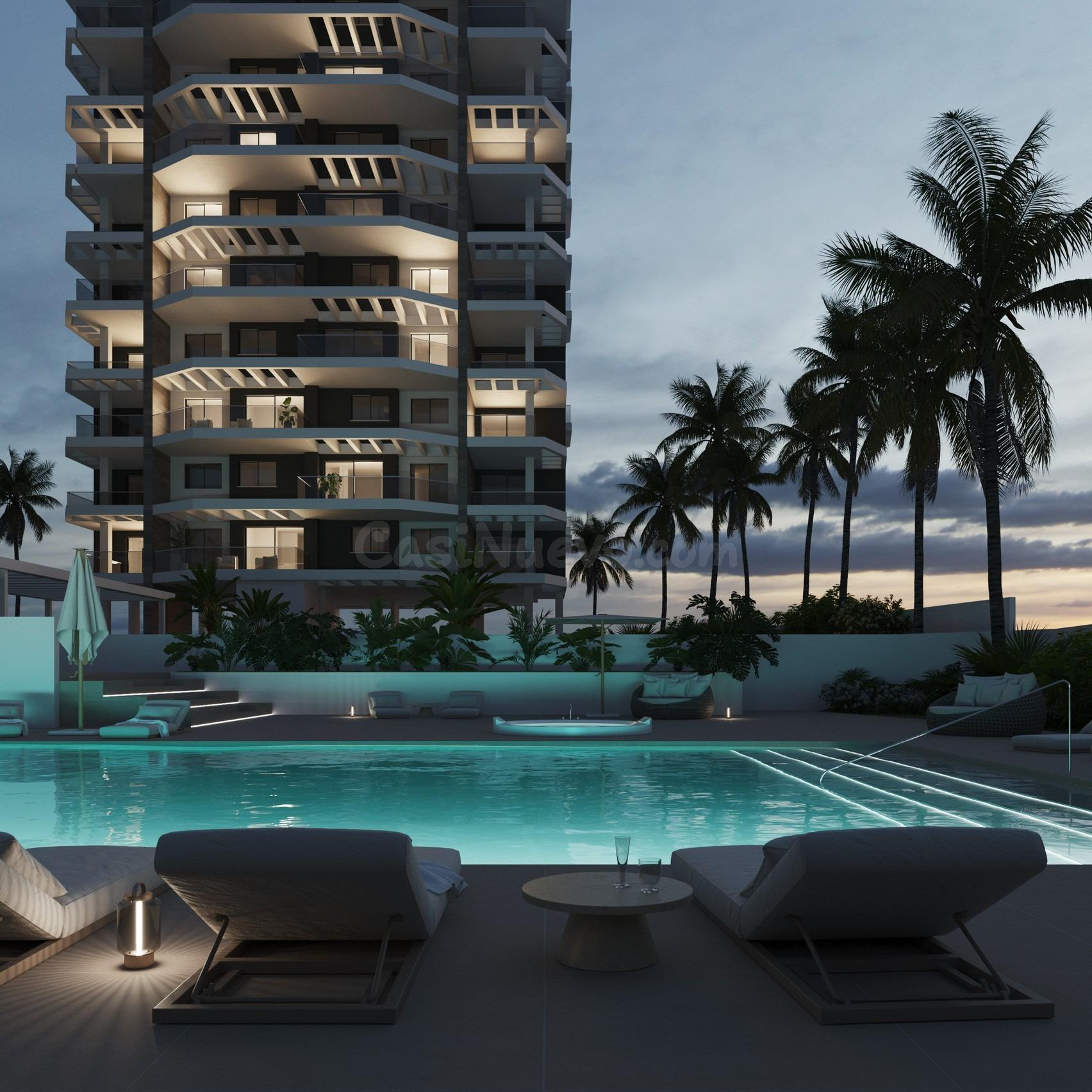 Apartamentos de nueva construcción en venta en Calpe, a 200 