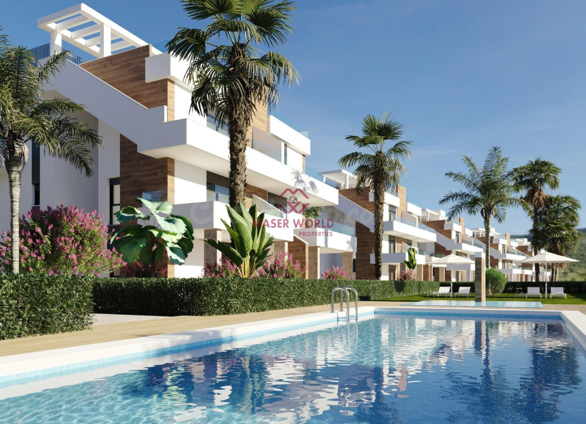 Apartamentos de Obra Nueva en Hacienda del Álamo Golf Resort, Murcia