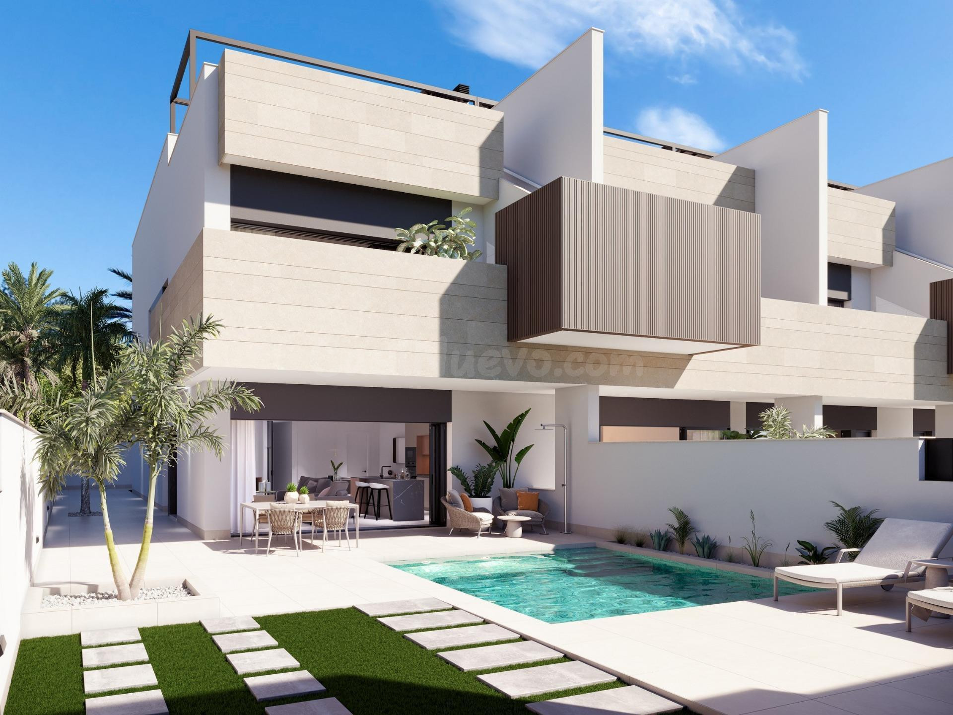 Bungalow 3 habitaciones 92m² en venta - Zona Pueblo
