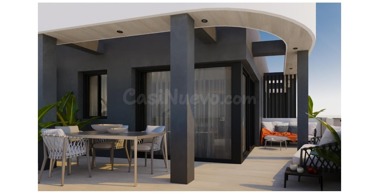 Ático 2 habitaciones 59m² en venta - Centro