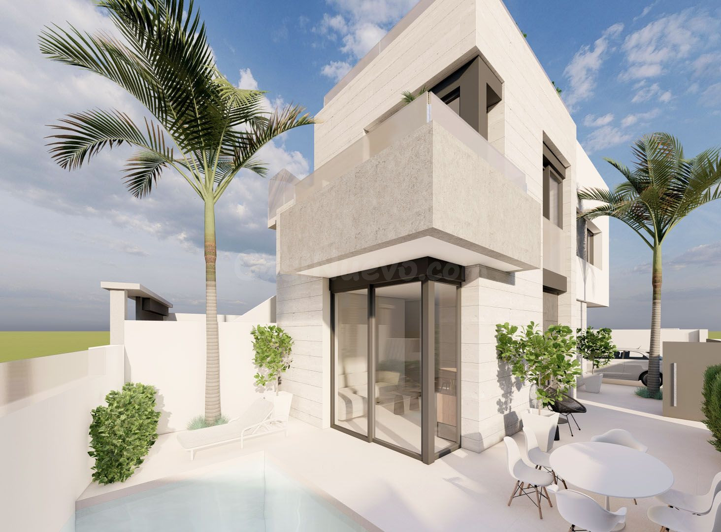 Bungalow Planta Baja 2 habitaciones 166m² en venta - Zona Pueblo