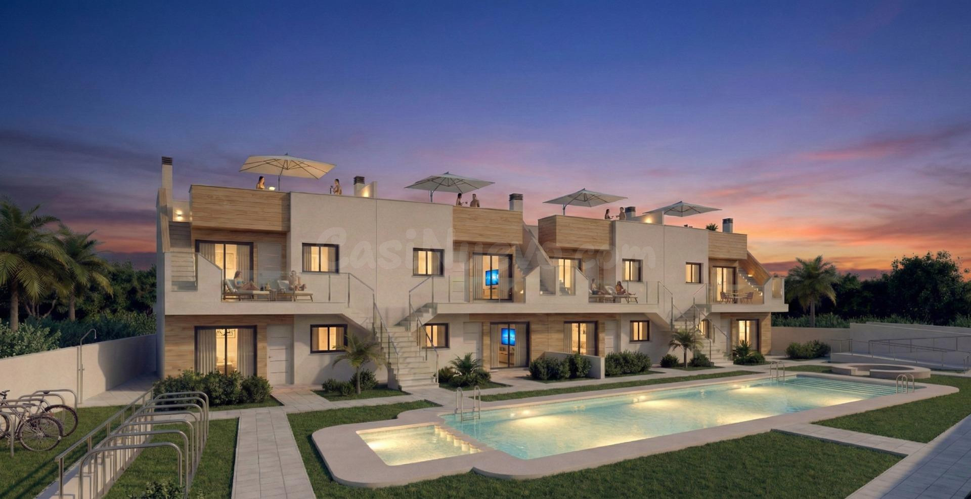 Modernos apartamentos y áticos con solárium en San Javier, cerca del Mar Menor
