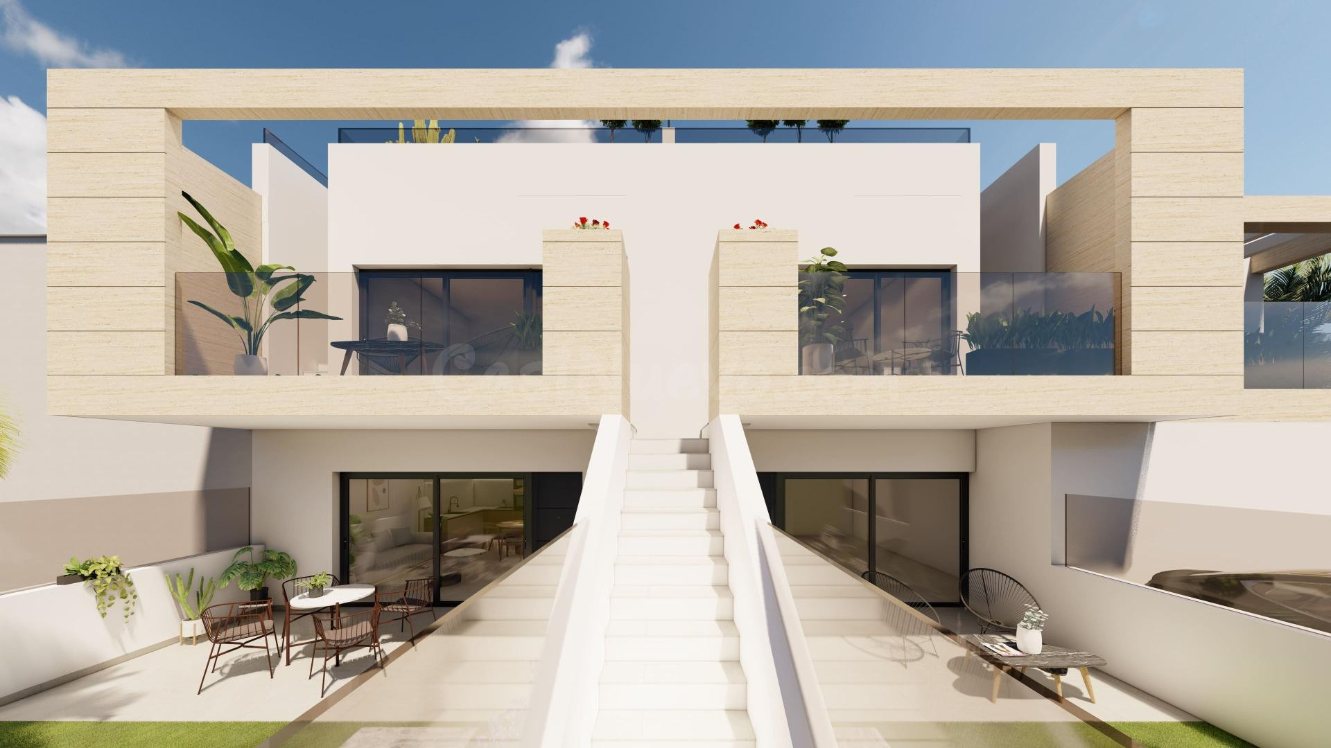 Bungalows de nueva construcción en San Pedro del Pinatar: vida moderna cerca de la playa