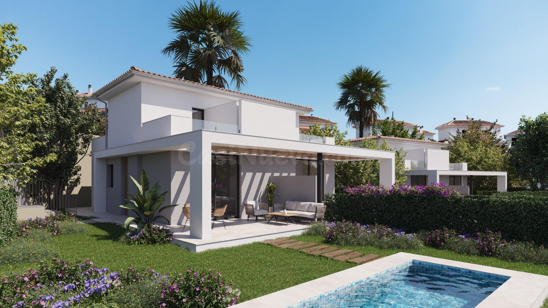 Elegante Villa en el Complejo Residencial Sunrise Bay, Cala Romantica, Mallorca