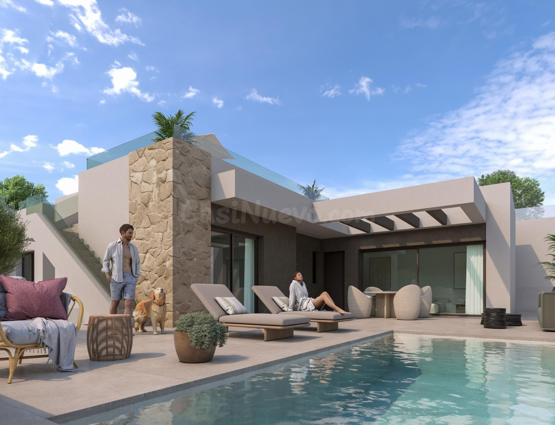 Villas de nueva construcción en venta en Benijófar, cerca de Ciudad Quesada