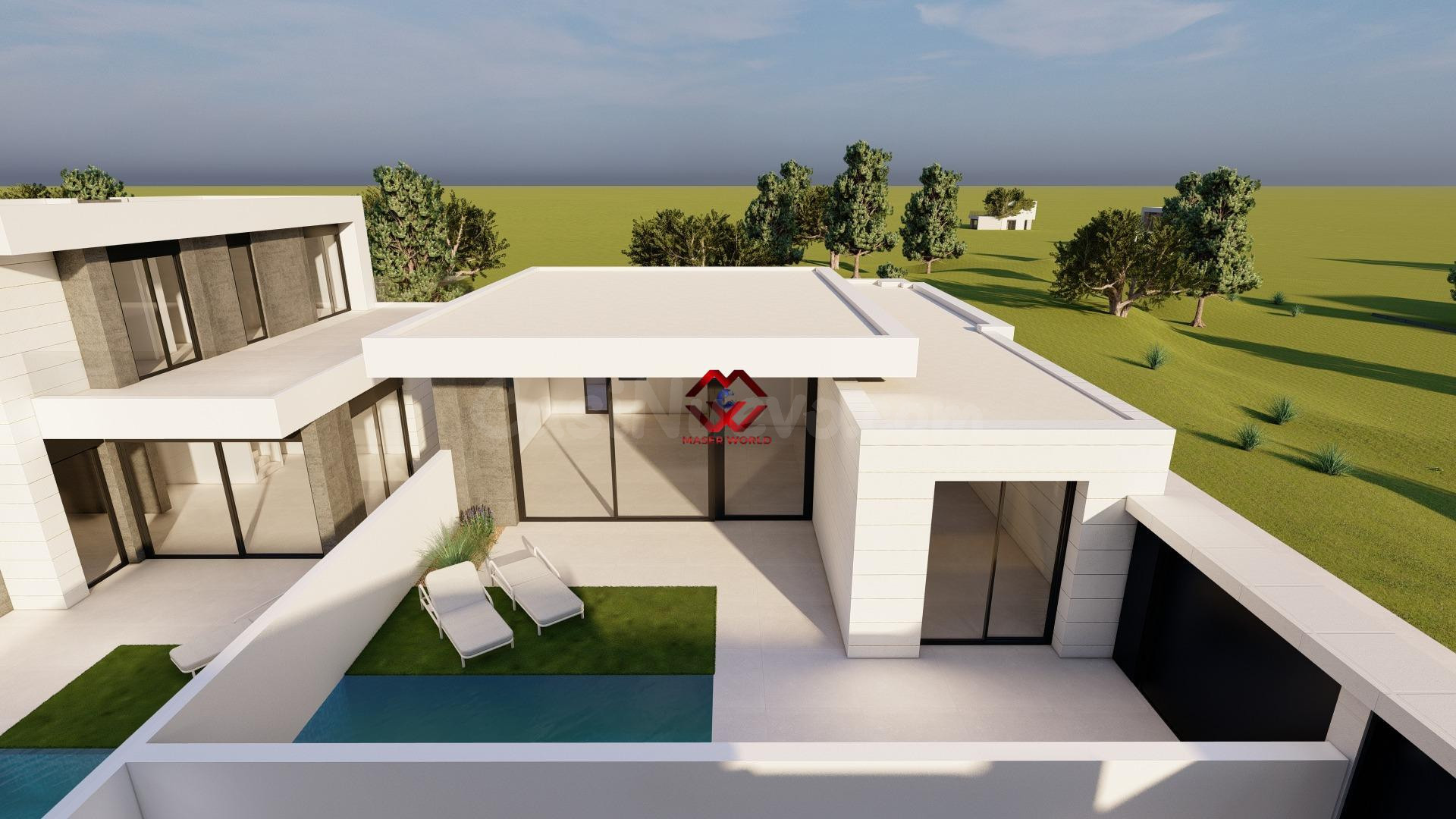Villas modernas de nueva construcción en Pilar de la Horadada, cerca de la playa